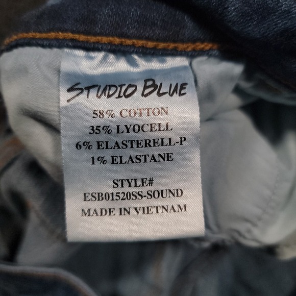 Studio Blue Women Skinny Jeans Size 30 Stretch Denim - Picture 9 of 12